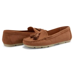 New Earth Shoes Raquel Slip-on Casual Flat Tassel Loafers Medium Natural