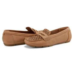 Earth Shoes Remi Almond Toe Slip-on Casual Flat Loafers Light Natural