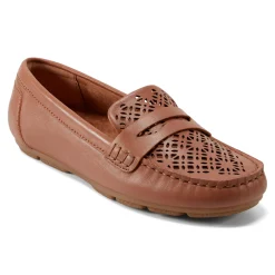 Earth Shoes Remi Almond Toe Slip-on Casual Flat Loafers Medium Natural