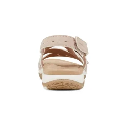 Online Earth Shoes Samsin Round Toe Strappy Casual Flat Sandals Light Pink