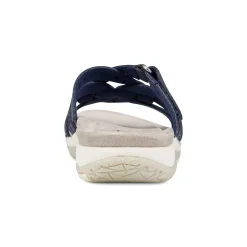 Online Earth Shoes Sassoni Strappy Casual Slip-On Flat Sandals Dark Blue