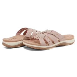 Online Earth Shoes Sassoni Strappy Casual Slip-On Flat Sandals Light Pink