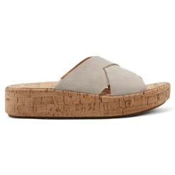 Best Earth Shoes Scout Casual Slip-on Wedge Platform Sandals Light Natural
