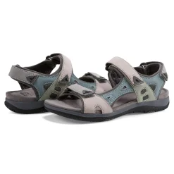 Discount Earth Shoes Skylar Round Toe Lightweight Casual Flat Sandals Light Purple