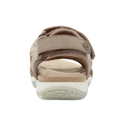 Earth Shoes Skylar Round Toe Lightweight Casual Flat Sandals Light Brown/Pink