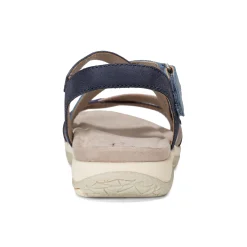 New Earth Shoes Sterling Casual Strappy Round Toe Flat Sandals Blue Multi