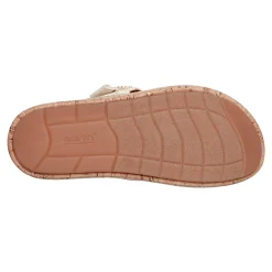 Earth Shoes Subtle Slip-on Casual Platform Wedge Sandals Ivory