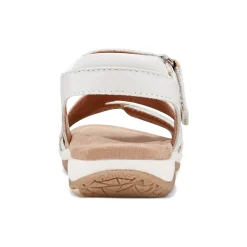 Best Earth Shoes Sureal Casual Strappy Round Toe Flat Sandals Ivory