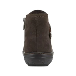Online Earth Shoes Synal Flat Casual Booties Dark Brown