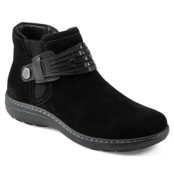 Sale Earth Shoes Synal Flat Casual Booties Black
