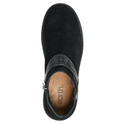 Sale Earth Shoes Synal Flat Casual Booties Black