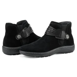 Sale Earth Shoes Synal Flat Casual Booties Black