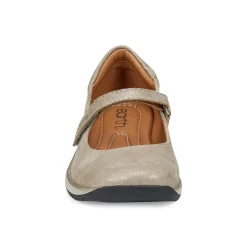 Sale Earth Shoes Tose Lug Sole Square Toe Casual Ballet Flats Gold