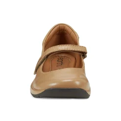 Sale Earth Shoes Tose Lug Sole Square Toe Casual Ballet Flats Medium Natural