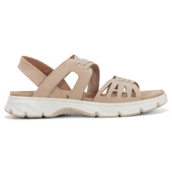 New Earth Shoes Vernon Strappy Slingback Casual Flat Sandals Light Natural
