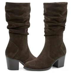 Earth Shoes Vine Block Heel Almond Toe Casual Boots