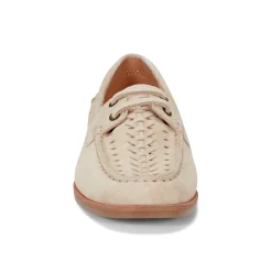 Sale Earth Shoes Wishing Almond Toe Slip-on Flat Casual Loafers Light Natural