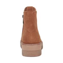 Outlet Earth Shoes Yonder Waterproof Ruched Lug Sole Casual Booties Medium Natural